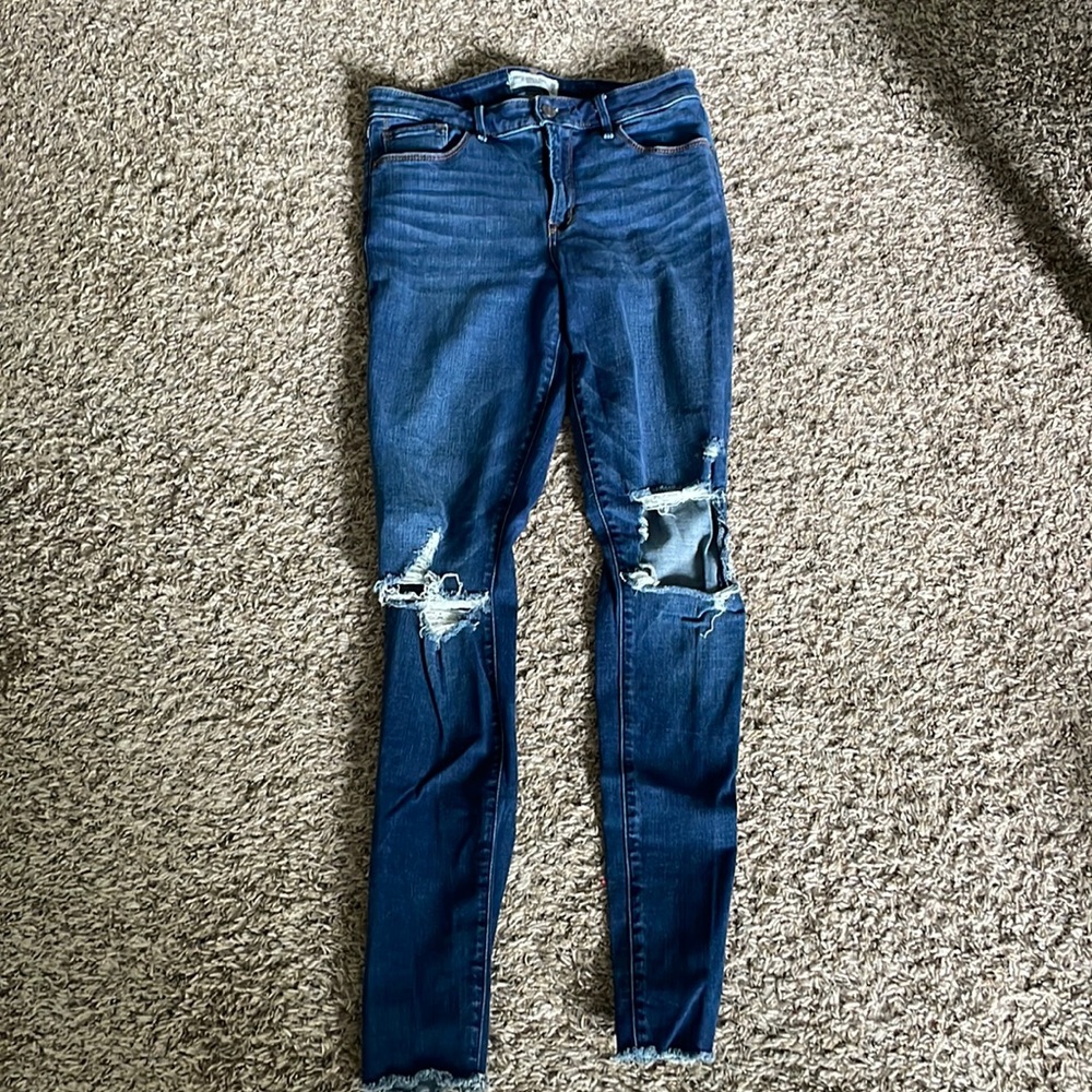 AF Abercrombie The Super Skinny Mid Rise